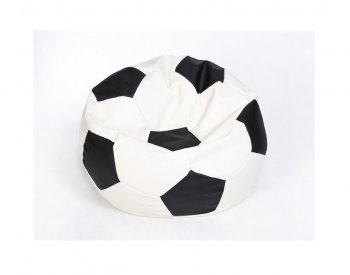 Кресло-мешок Мяч малый бело-черное в Нытве - nytva.mebel-74.com | фото