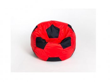 Кресло-мешок Мяч малый красно-черное в Нытве - nytva.mebel-74.com | фото