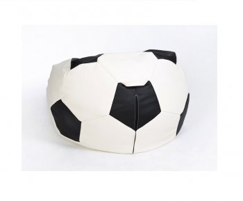Кресло-мешок Мяч малый бело-черное в Нытве - nytva.mebel-74.com | фото