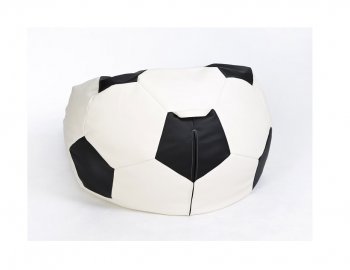 Кресло-мешок Мяч большой бело-черное в Нытве - nytva.mebel-74.com | фото