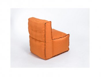 Модульное кресло Комфорт Колор прямое оранжевое в Нытве - nytva.mebel-74.com | фото