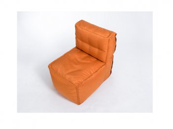 Модульное кресло Комфорт Колор прямое оранжевое в Нытве - nytva.mebel-74.com | фото
