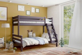 АДЕЛЬ Кровать двухъярусная с наклонной лестницей (лаванда) в Нытве - nytva.mebel-74.com | фото