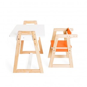 Детская растущая парта и стул Я САМ "Краски" (Оранжевый) в Нытве - nytva.mebel-74.com | фото