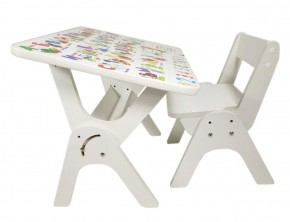 Детский растущий стол-парта и стул Я САМ "Умка" (Алфавит) в Нытве - nytva.mebel-74.com | фото