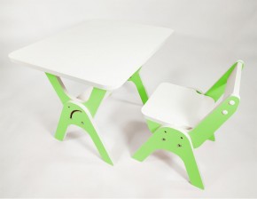 Детский растущий стол-парта и стул Я САМ "Умка" (Зеленый) в Нытве - nytva.mebel-74.com | фото