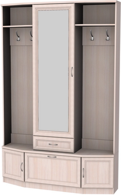 Шкаф для прихожей с зеркалом арт.600 в Нытве - nytva.mebel-74.com | фото
