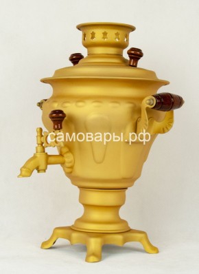 Электрический самовар "Русское золото" матовая груша на 2 литра (Ограниченная серия) в Нытве - nytva.mebel-74.com | фото