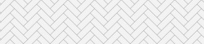 Фартук Метро керамик (белая) CPL пластик МДФ 6 мм в Нытве - nytva.mebel-74.com | фото