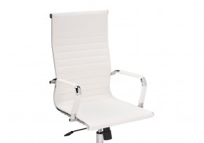 Компьютерное кресло Reus pu white / chrome в Нытве - nytva.mebel-74.com | фото