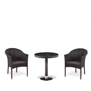Комплект плетеной мебели T601/Y350A-W53 Brown (2+1) в Нытве - nytva.mebel-74.com | фото