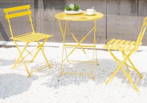 Комплект садовой мебели OTS-001R (стол + 2 стула) металл в Нытве - nytva.mebel-74.com | фото