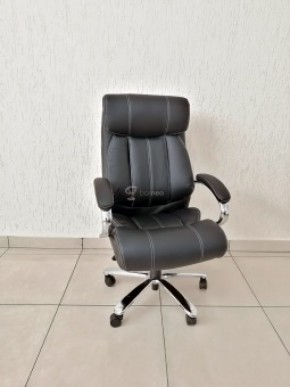 Кресло Barneo K-303 для руководителя (черная экокожа) в Нытве - nytva.mebel-74.com | фото