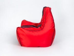 Кресло бескаркасное Авто (Красное с черной полосой) в Нытве - nytva.mebel-74.com | фото
