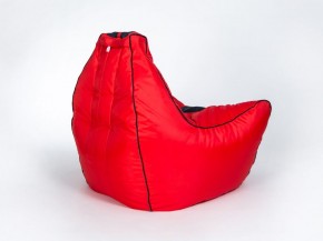 Кресло бескаркасное Авто (Красное с черной полосой) в Нытве - nytva.mebel-74.com | фото