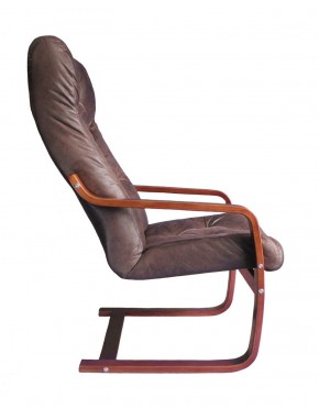 Кресло для отдыха (пружинка) Магнат 102-З-Ш замша ШОКОЛАД в Нытве - nytva.mebel-74.com | фото