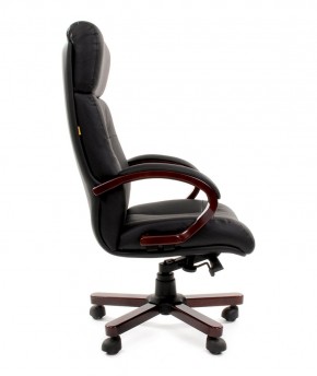 Кресло для руководителя CHAIRMAN  421 (Натуральная кожа) Черное в Нытве - nytva.mebel-74.com | фото