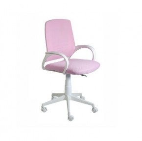 Кресло Ирис White сетка/ткань розовая в Нытве - nytva.mebel-74.com | фото