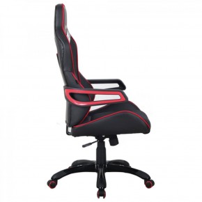 Кресло компьютерное BRABIX Nitro GM-001 (ткань/экокожа) черное, вставки красные (531816) в Нытве - nytva.mebel-74.com | фото