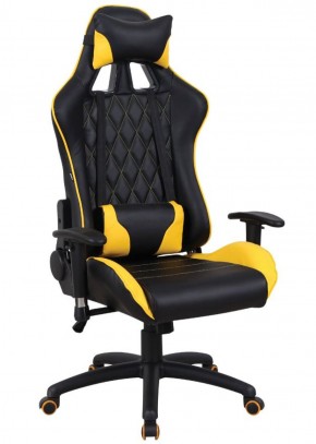 Кресло компьютерное BRABIX "GT Master GM-110" (черное/желтое) 531927 в Нытве - nytva.mebel-74.com | фото