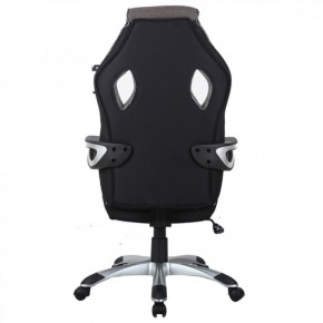 Кресло компьютерное BRABIX Techno GM-002 (ткань) черное/серое, вставки белые (531815) в Нытве - nytva.mebel-74.com | фото