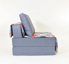 Кресло-кровать бескаркасное Харви (серый-геометрия слейт) в Нытве - nytva.mebel-74.com | фото