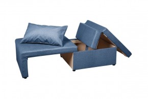 Кресло-кровать Милена (синий) Велюр в Нытве - nytva.mebel-74.com | фото