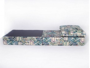 Кресло-кровать-пуф бескаркасное Окта (Велюр принт 2) в Нытве - nytva.mebel-74.com | фото