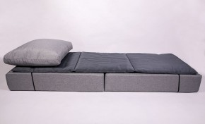 Кресло-кровать-пуф бескаркасное Прайм (мехико серый-графит) в Нытве - nytva.mebel-74.com | фото