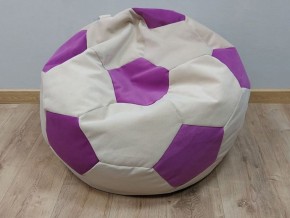 Кресло-мешок Мяч M (Nice Vanilla-Shaggy Fuchsia) в Нытве - nytva.mebel-74.com | фото