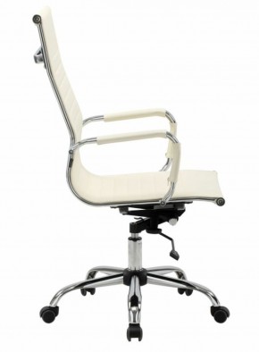 Кресло офисное BRABIX "Energy EX-509" (экокожа, хром, бежевое) 531166 в Нытве - nytva.mebel-74.com | фото