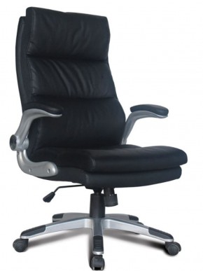 Кресло офисное BRABIX "Fregat EX-510" (рециклированная кожа, черное) 530863 в Нытве - nytva.mebel-74.com | фото