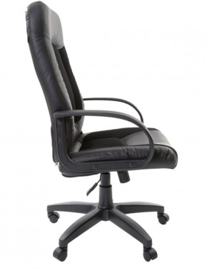 Кресло офисное BRABIX "Strike EX-525" (экокожа черная, ткань черная) 531381 в Нытве - nytva.mebel-74.com | фото