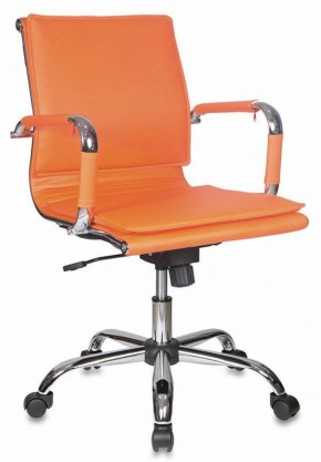 Кресло руководителя Бюрократ CH-993-LOW/ORANGE оранжевый в Нытве - nytva.mebel-74.com | фото