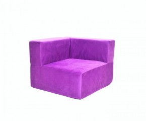 Кресло-угловое-модуль бескаркасное Тетрис 30 (Фиолетовый) в Нытве - nytva.mebel-74.com | фото