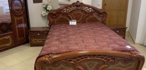 Кровать 2-х спальная 1600*2000 Роза, без основания (01.116) орех в Нытве - nytva.mebel-74.com | фото