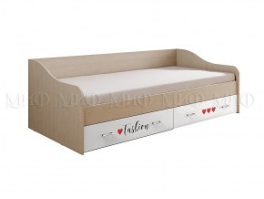 ВЕГА NEW Girl Кровать 900 с настилом ЛДСП (дуб беленый) в Нытве - nytva.mebel-74.com | фото