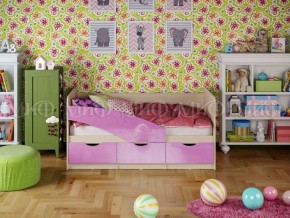 Кровать Бабочки (Сиреневый металлик) 1600 в Нытве - nytva.mebel-74.com | фото