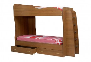 Кровать детская 2-х ярусная Юниор-1 (800*2000) ЛДСП в Нытве - nytva.mebel-74.com | фото