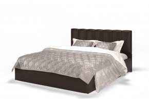 Кровать Элен 1600 + основание с ПМ (Лесмо brown) коричневый в Нытве - nytva.mebel-74.com | фото