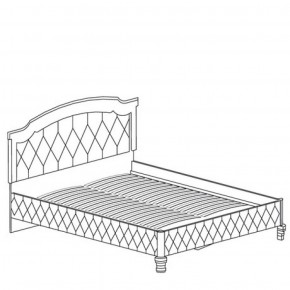 Кровать с обивкой №488 Марлен (1600) Кремовый белый в Нытве - nytva.mebel-74.com | фото