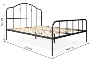 Кровать Милена 160х200 черная в Нытве - nytva.mebel-74.com | фото