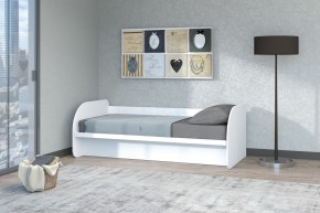 Кровать Сказка с ПМ 900 (Белый текстурный) в Нытве - nytva.mebel-74.com | фото