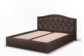 Кровать Стелла 1400*2000 + ПМ (Лесмо brown) коричневый в Нытве - nytva.mebel-74.com | фото