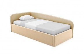 Кровать угловая Лэсли интерьерная +настил ДСП (90х200) 2 кат. ткани в Нытве - nytva.mebel-74.com | фото