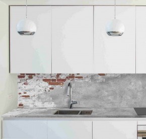 Кухонный фартук со столешницей (А-01) в едином стиле (3050 мм) в Нытве - nytva.mebel-74.com | фото