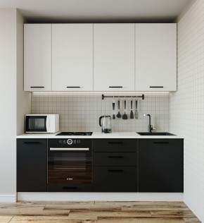Кухонный гарнитур Графика 2200 (Стол. 26мм) в Нытве - nytva.mebel-74.com | фото