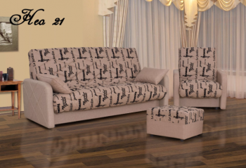 Комплект мягкой мебели НЕО 21М (3+1+ Пуф) в Нытве - nytva.mebel-74.com | фото