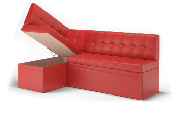 Диван угловой Остин со спальным местом Reex Red в Нытве - nytva.mebel-74.com | фото
