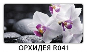 Обеденный раздвижной стол Бриз с фотопечатью Цветы R044 в Нытве - nytva.mebel-74.com | фото